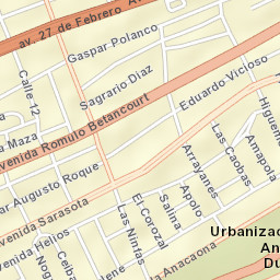 Bella Vista Street Map