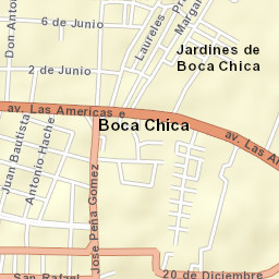 Boca Chica Street Map