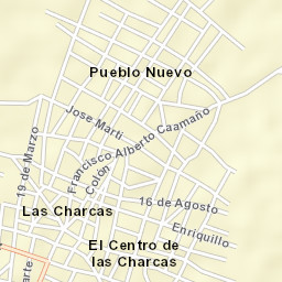 Las Charcas Street Map