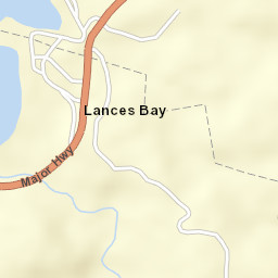 Lances Bay Street Map