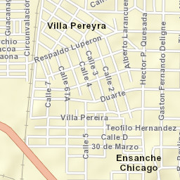 La Romana Street Map