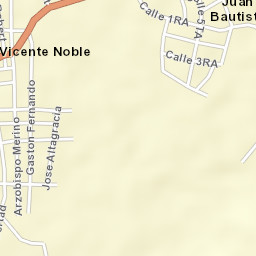 Vicente Noble Street Map