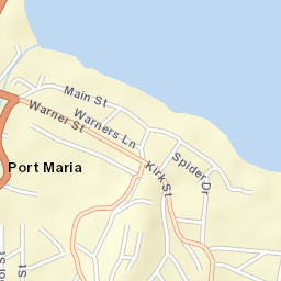Port Maria Street Map