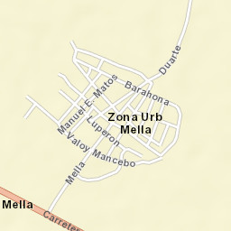 Mella Street Map