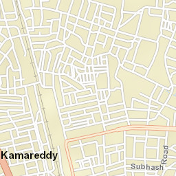 Kamareddy Street Map