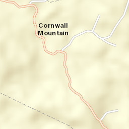 Cornwall Mountian Street Map