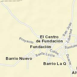 Fundación Street Map