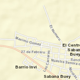 Sabana Buey Street Map