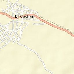 Cachón Street Map