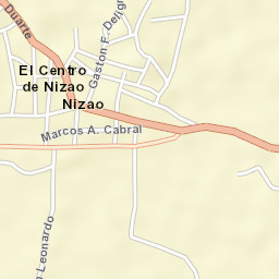 Nizao Street Map