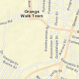 Orange Walk Street Map