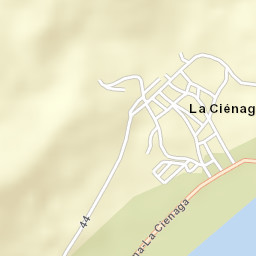 La Ciénaga Street Map