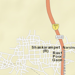 Narsingi Street Map