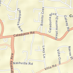 Mandeville Proper Street Map