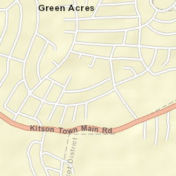 St. John's West Street Map