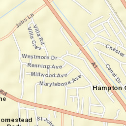 St. John's East Street Map