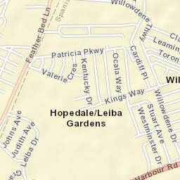 Willowdene Street Map