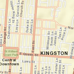 East Down Town Street Map