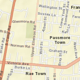 Franklyn Town Street Map