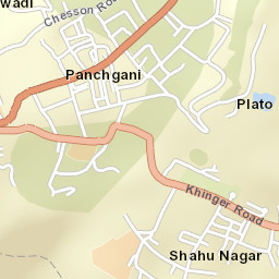 Panchgani Street Map