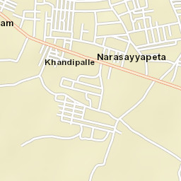 Chodavaram Street Map
