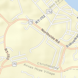 Christiansted Street Map