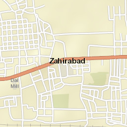 Zahirabad Street Map
