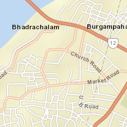Bhadrachalam Street Map