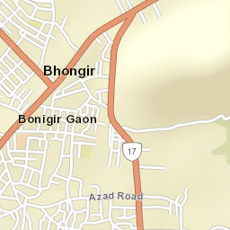 Bhongir Street Map