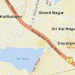Kukatpalli Street Map