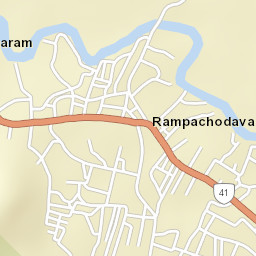 Rampachodavaram Street Map