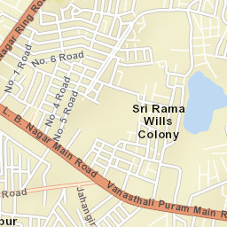 Lal Bahadur Nagar Street Map