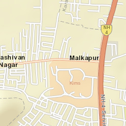 Malkapur Street Map