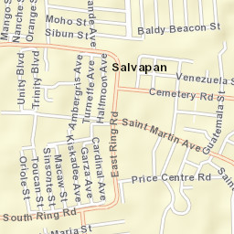 Belmopan Street Map