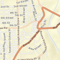 San Ignacio Street Map