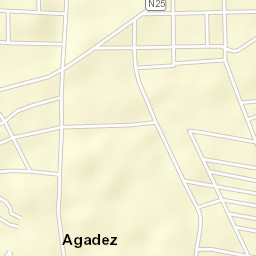 Agadez Street Map