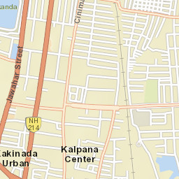 Kakinada Street Map