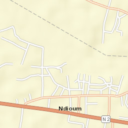 Ndioum Street Map