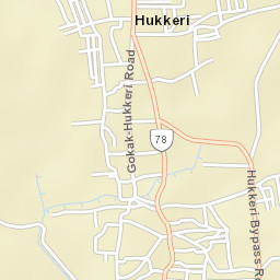 Hukeri Street Map