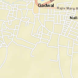 Gadwal Street Map