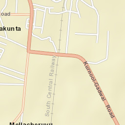 Jogulamba Gadwal Street Map