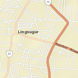 Lingsugur Street Map