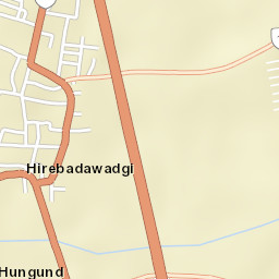 Hungund Street Map