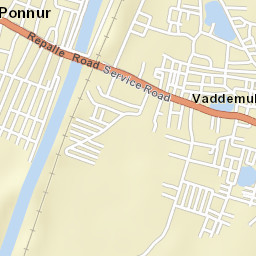 Ponnuru Street Map