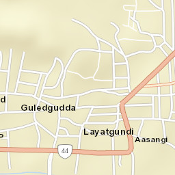 Guledagudda Street Map