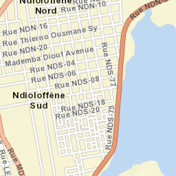 Saint-Louis Street Map