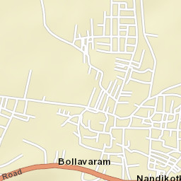 Nandikotkur Street Map
