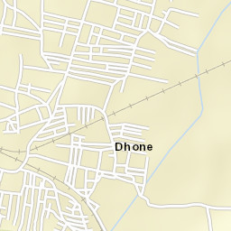 Dhone Street Map