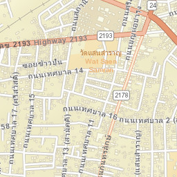 Warin Chamrap Street Map