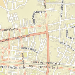 Si Sa Ket Street Map